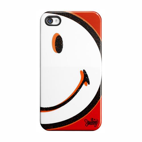 Case Scenario Coque Smiley pour iPhone 4 & 4S - Pop Red